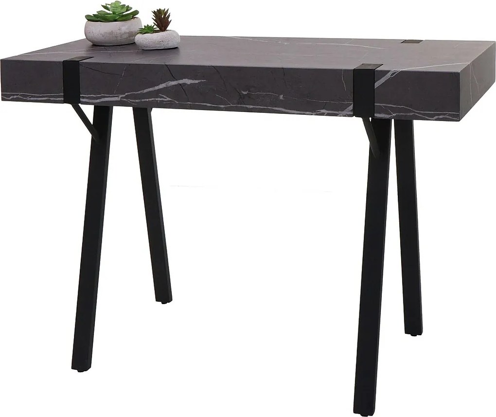 Stolik konsolowy MCW-L54,  marmurowy szary