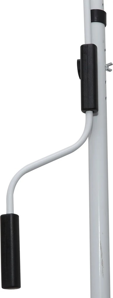 Outsunny markiza markiza zaciskowa składane ramię ramię przegubowe markiza z regulacją wysokości aluminium zielona