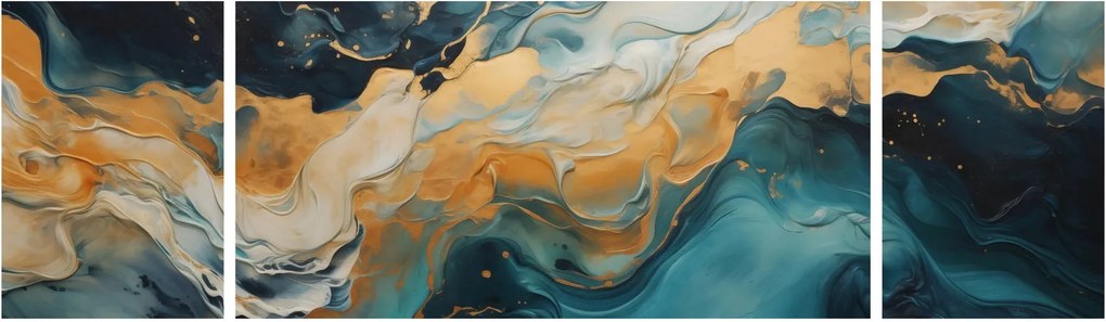 Obraz - Abstrakcja (170x50 cm)
