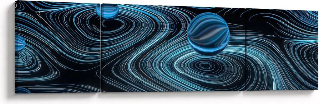 Abstrakcyjny obraz (170x50 cm)