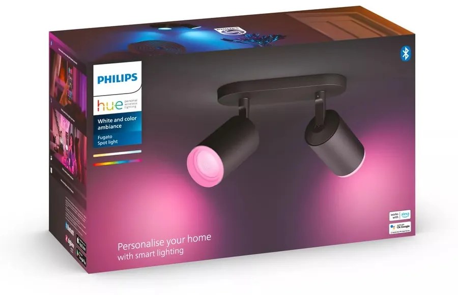 Inteligentna lampa punktowa z gwintem GU10, 6 W Fugato – Philips Hue