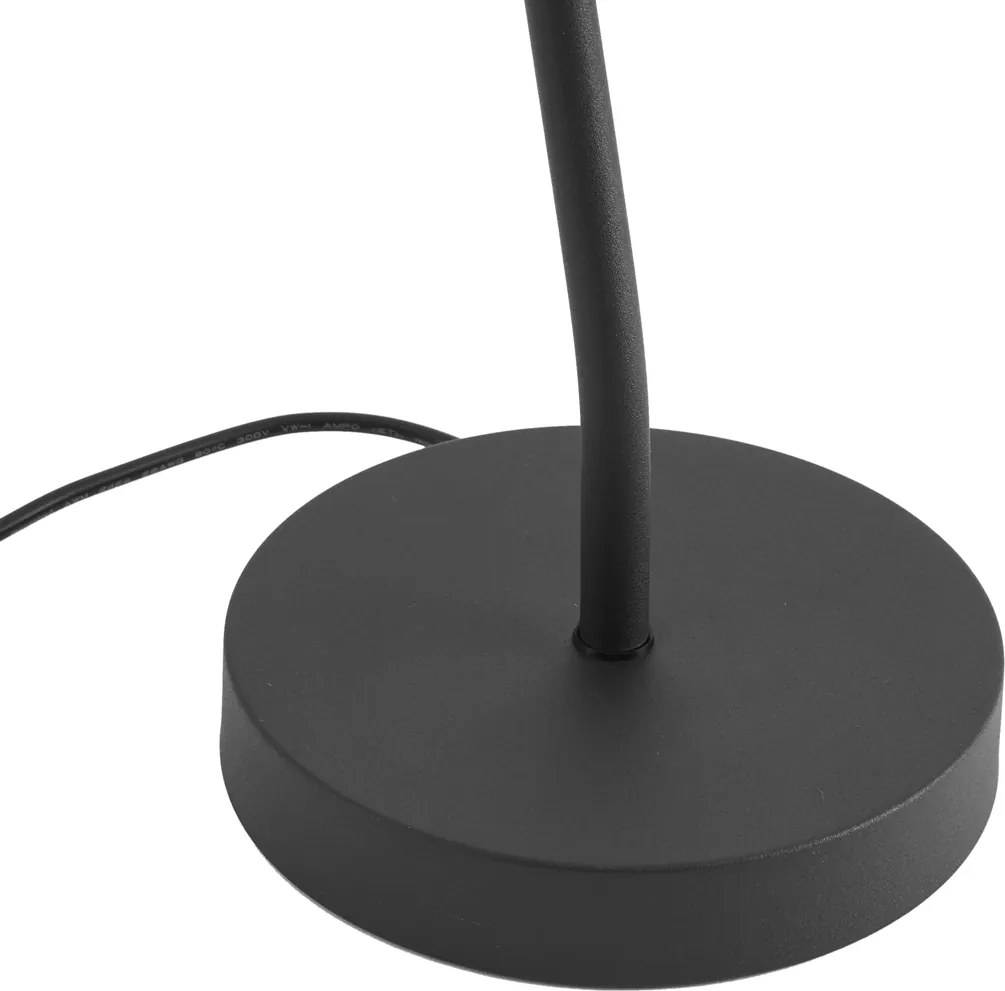 Lampa stołowa Art Deco czarna z LED - Tableau