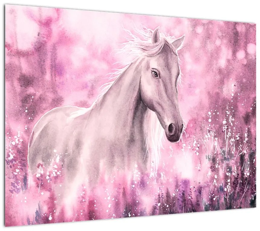 Obraz - Malowany koń (70x50 cm)