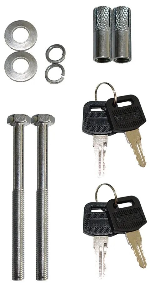 Szafa na broń GUN 5 - zamek mechaniczny, 1500x370x265 mm