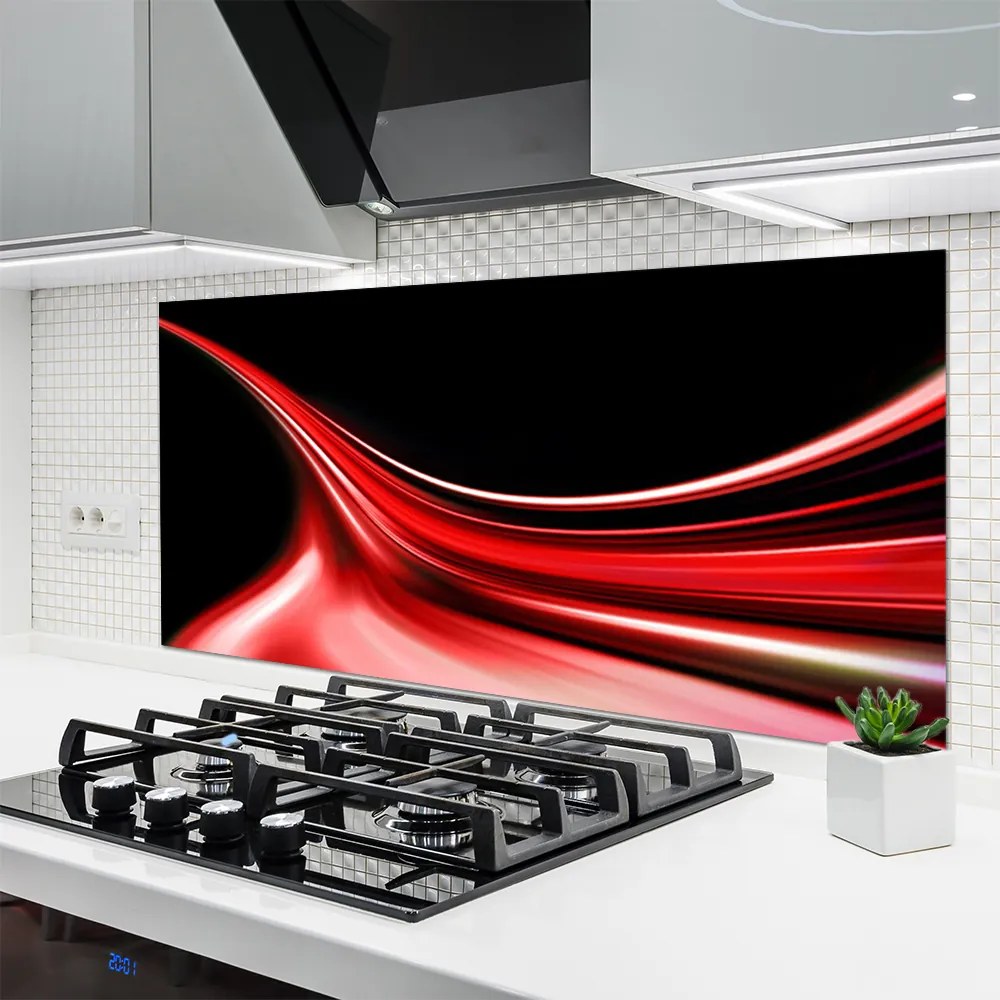 Szkło nad Blatem Geometryczna Gra Linii