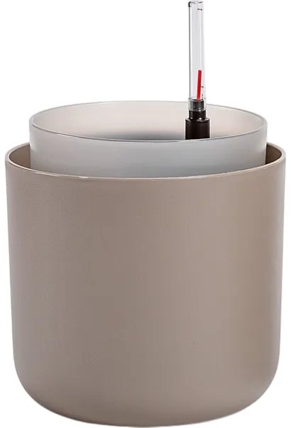 Plastia Doniczka samonawadniająca Tolita brązowy, śr. 16 cm, śred. 16 cm