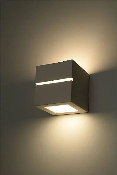 Kinkiet ceramiczny LEO LINE biały