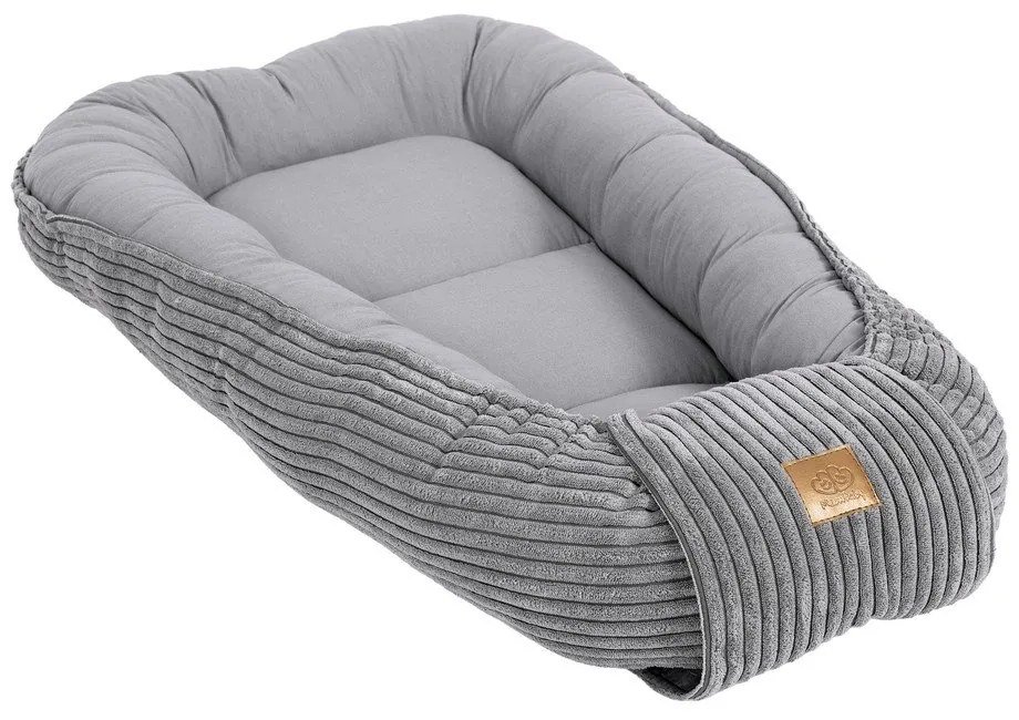 Szary kokon dla niemowląt 55x83 cm – Meowbaby