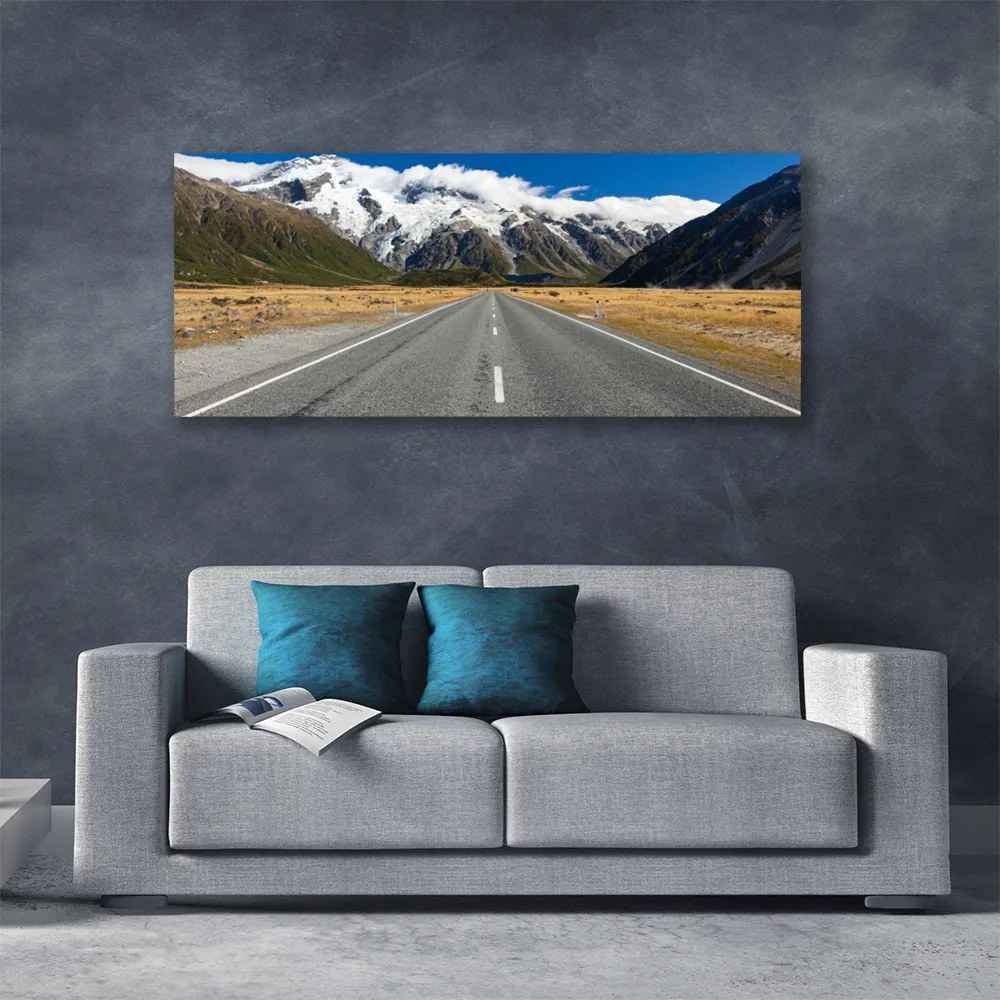 Fotoobraz na płótnie Zimowy Szlak Górski