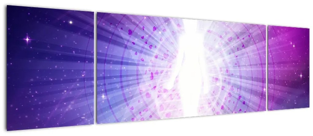Abstrakcyjny obraz - Kobieta (170x50 cm)