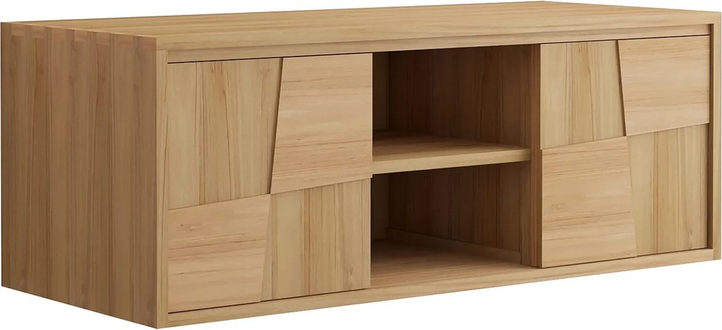 Wisząca szafka podumywalkowa z drewna tekowego - szer. 120 cm - SUMBAWA