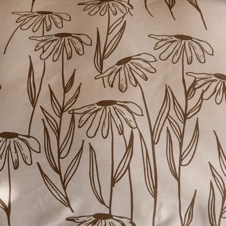 PrzytulneMieszkanie.pl PrzytulneMieszkanie.pl Pościel z mikroflanelu MINARO beżowa Rozmiar pościeli: 70 x 90 cm | 140 x 200 cm