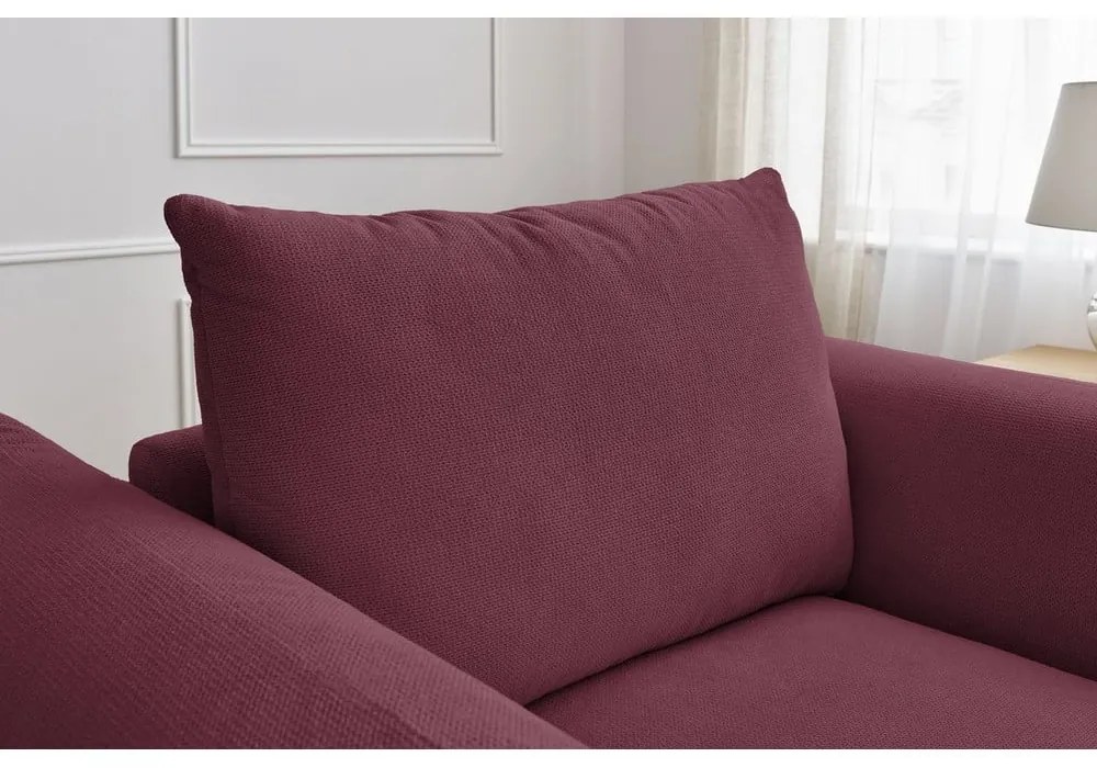 Bordowy fotel Ernest – Bobochic Paris