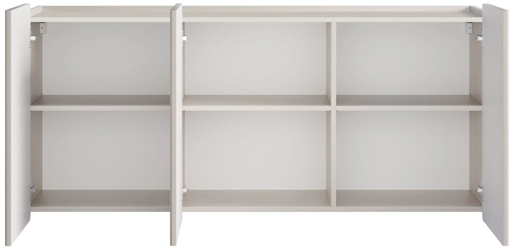 Komoda Malmi 150 cm wisząca - kaszmir / złoty