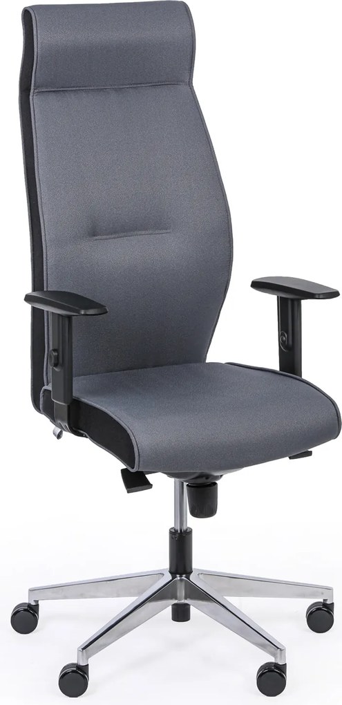 Krzesło dyspozytorskie MEGA PLUS, ciemnoszary
