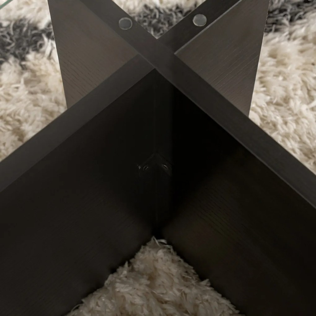 Stolik konferencyjny Flavio Wooden Black