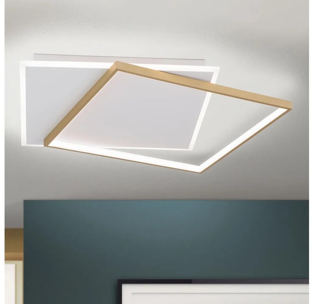 Orion DL 7-692 LED 50W 230V białe/złote ściemnialne oświetlenie sufitowe EMANUEL