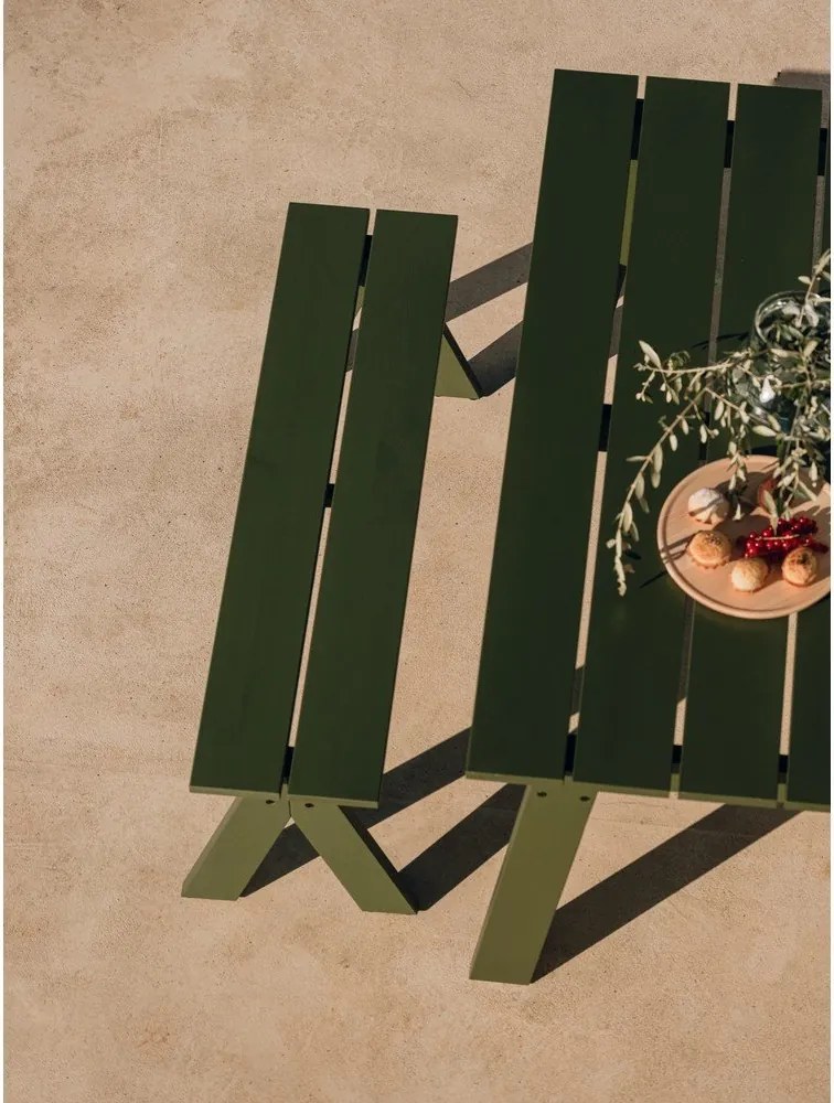 Stół ogrodowy z litego drewna sosnowego 77x140 cm Navo – noo.ma