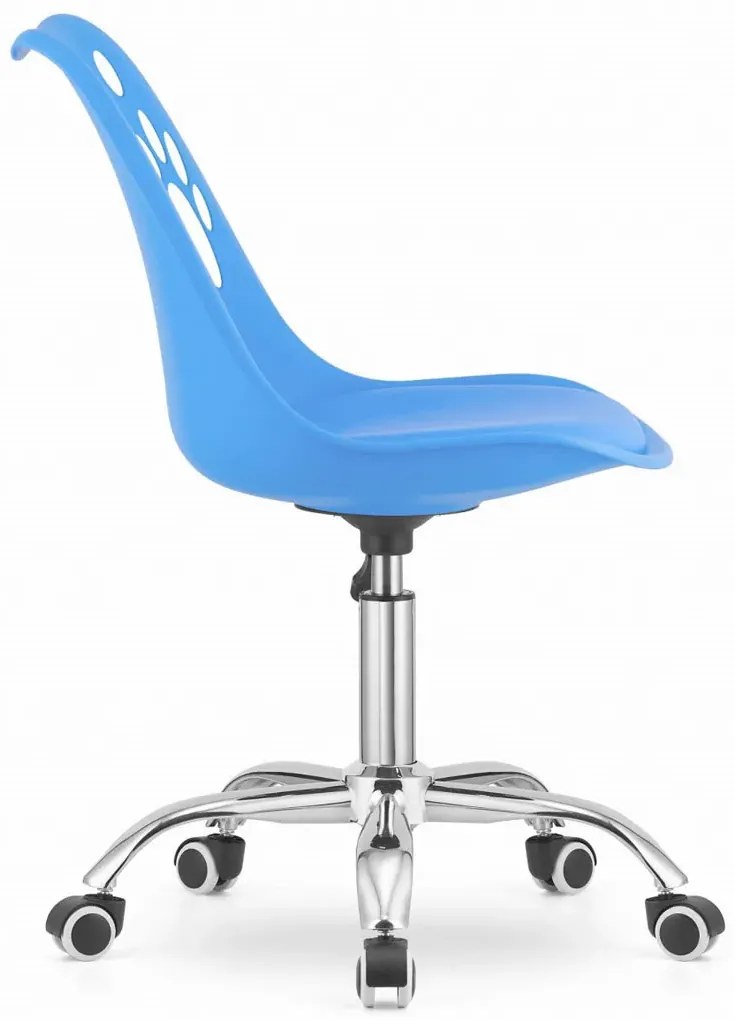 Zdrowe niebieskie do biurka krzesło dla dziecka do nauki T4-A74