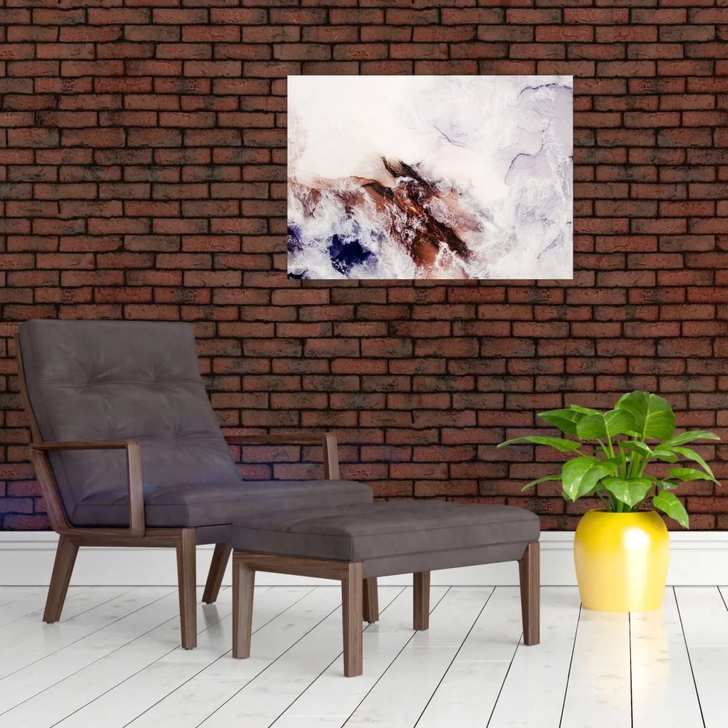 Obraz - Fioletowy marmur N⁰1 (70x50 cm)