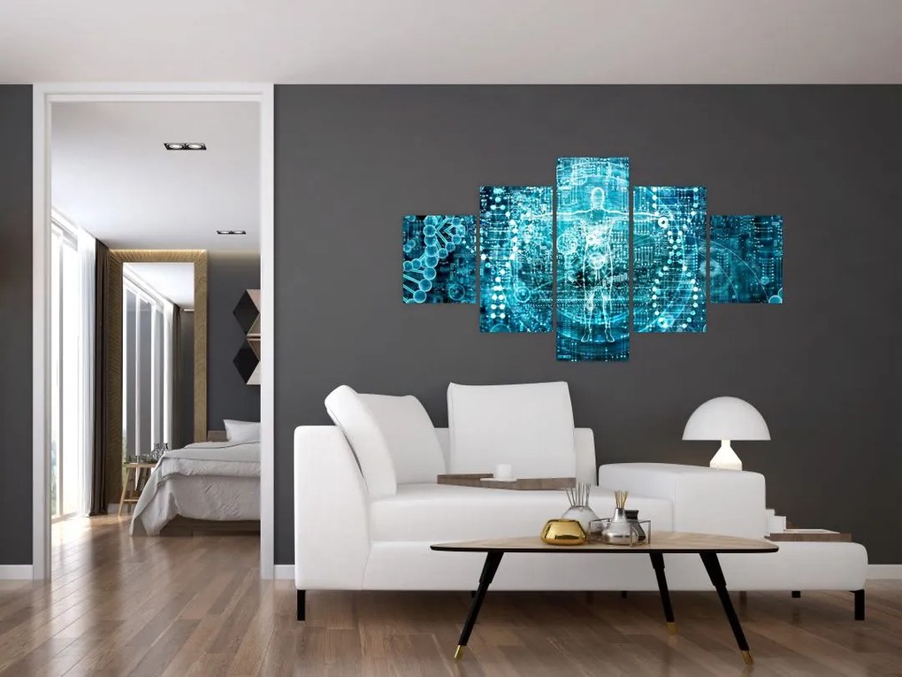Obraz - Genetyka (125x70 cm)