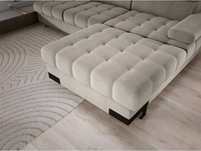 Narożnik SELVA XL Lewostronny z funkcją spania i pojemnikiem AUSTIN 02 WERSAL