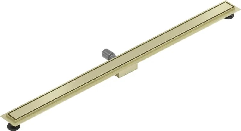 Mexen Flat M13 odpływ liniowy 2w1 110 cm, złoty szczotkowany - 1A10110
