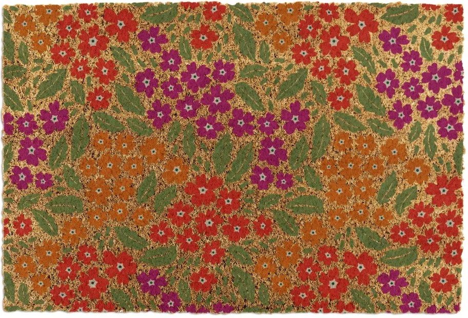 Wycieraczka z włókna kokosowego 40x60 cm Floral – Artsy Doormats
