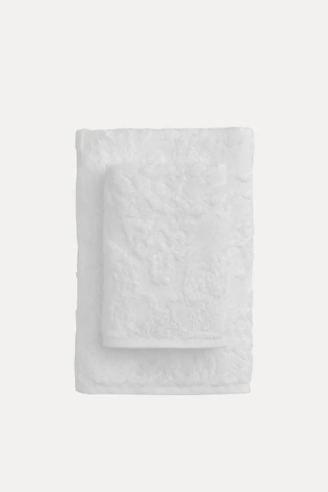 Modal ręcznik DAMASK 50x100cm Jasnoniebieski