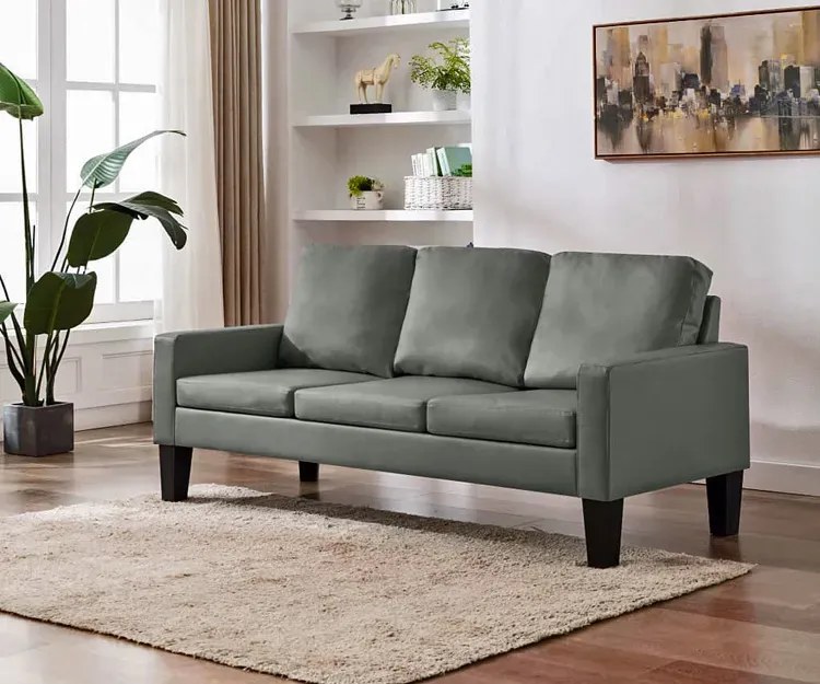 Szara nowoczesna sofa - Revex 3X
