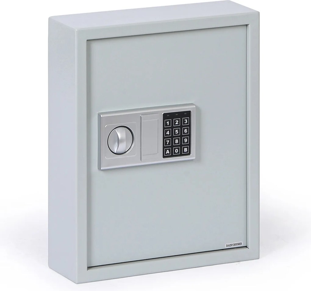 Skrzynka na klucze z elektronicznym zamkiem, 450 x 360 x 118 mm