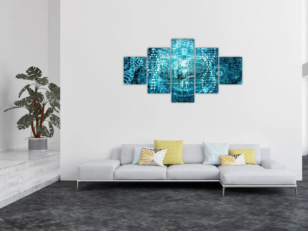Obraz - Genetyka (125x70 cm)