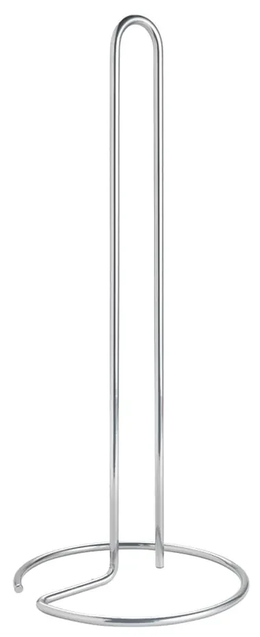 Stalowy stojak na ręczniki papierowe w kolorze srebra z połyskiem ø 14 cm Luxy – Metaltex