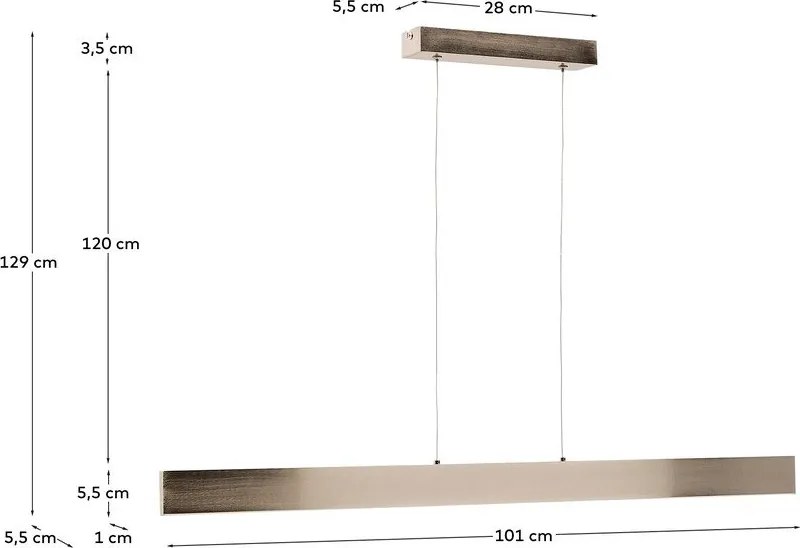 Lampa wisząca LED w kolorze srebra z metalowym kloszem Boadella – Kave Home