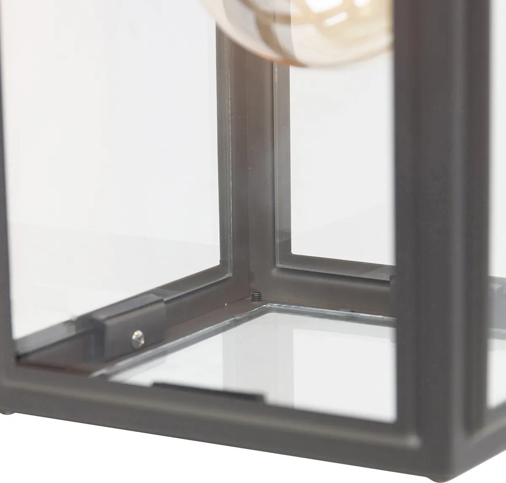 Inteligentna lampa ścienna zewnętrzna szara w komplecie z Wi-Fi G95 - Sutton down