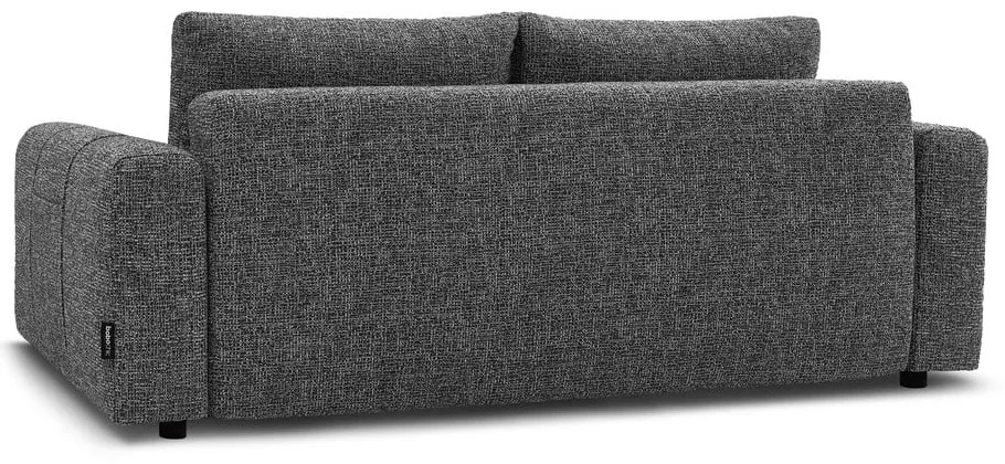Ciemnoszara rozkładana/ze schowkiem sofa 248 cm Arsene – Bobochic Paris