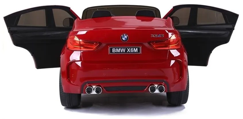 Auto na akumulator nowe bmw x6m czerwone lakierowane