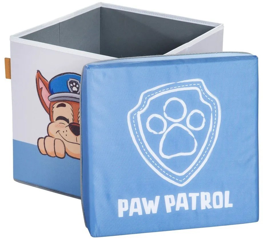 Tekstylny dziecięcy pojemnik na zabawki 30x30x30 cm Paw Patrol – Roba