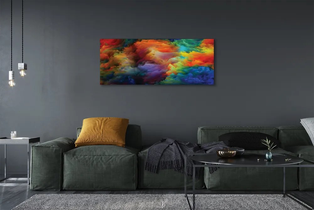 Obraz canvas na ścianę Trójwymiarowe Kolorowe Fraktale