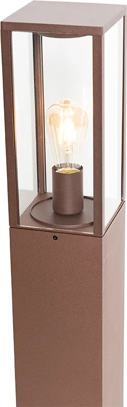 Industrialna lampa podłogowa zewnętrzna rdzawo-brązowa 80 cm IP44 - Charlois
