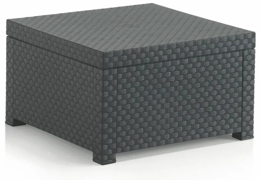 Stolik ogrodowy z imitacji rattanu 56x56 cm – Juinsa