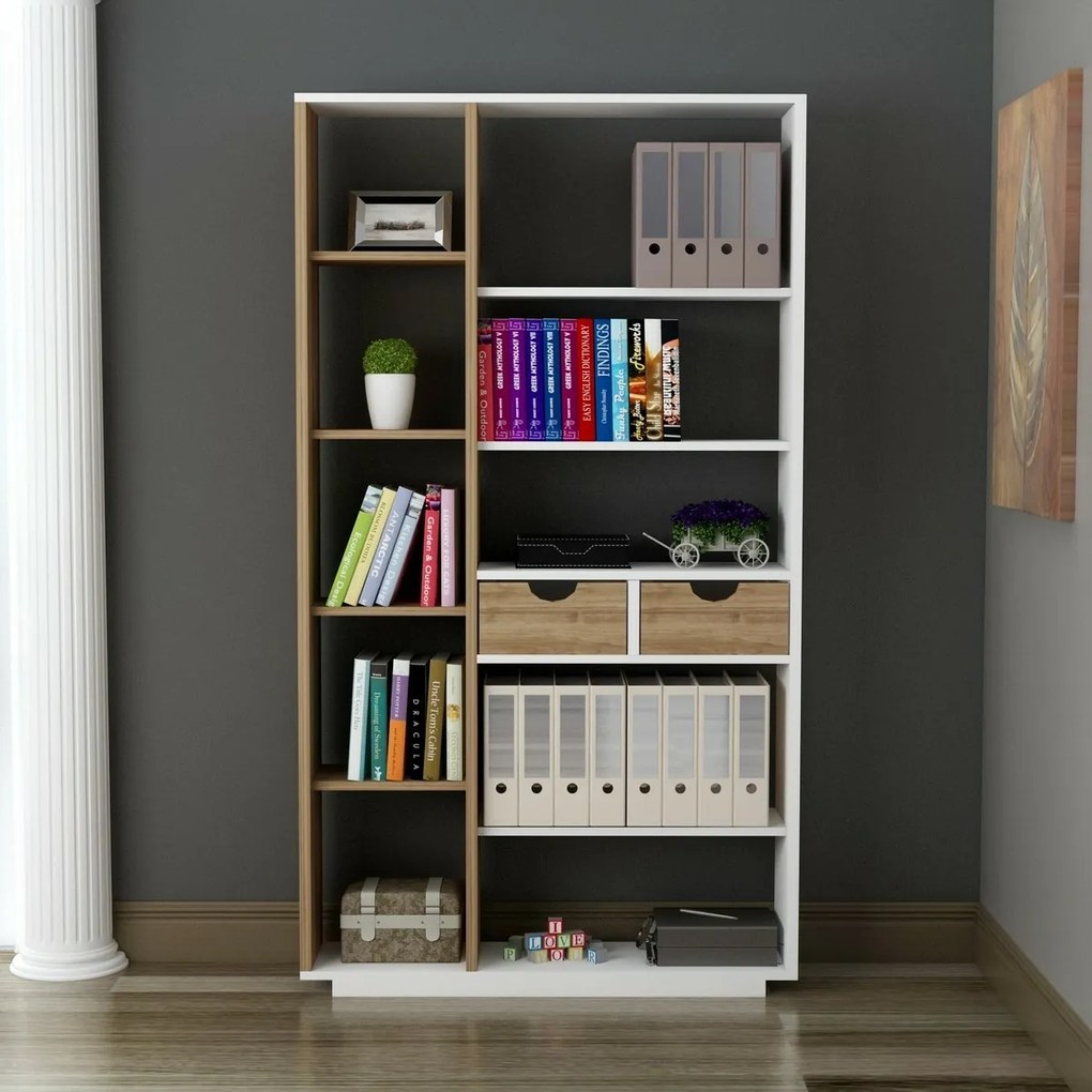 Biblioteczka Luma White and Walnut