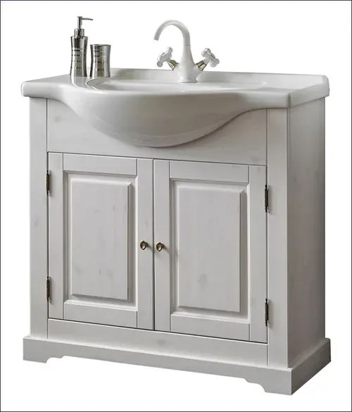 Biała szafka pod umywalkę K3-D39