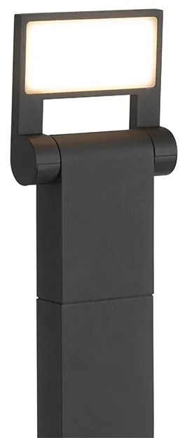 Zewnetrzna Nowoczesny słup ogrodowy antracytowy 60 cm z LED IP54 - Zane Nowoczesny Oswietlenie zewnetrzne
