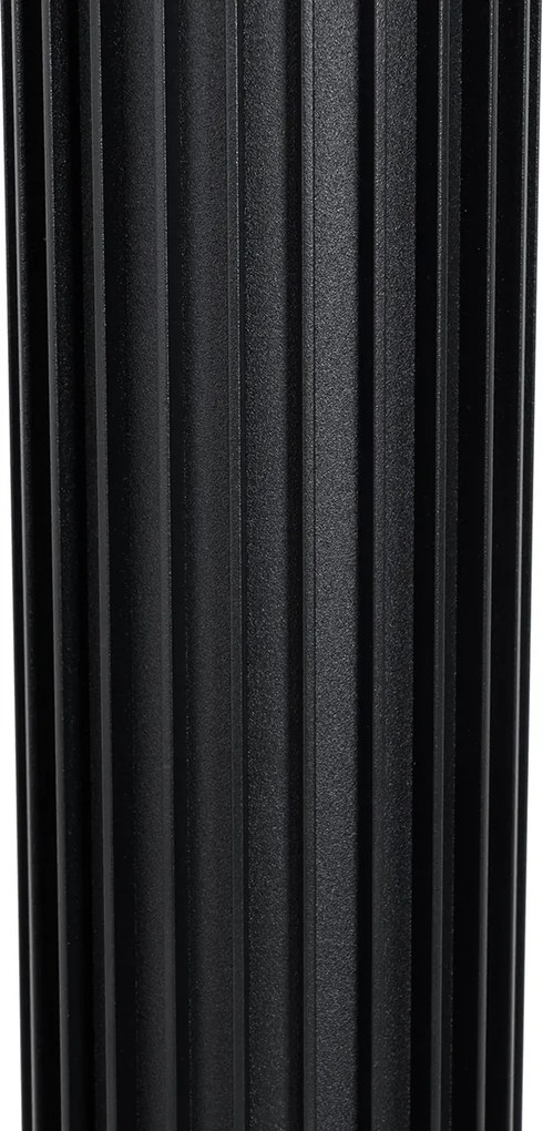 Designerska Lampa Zewnętrzna Słupek Czarna 80 cm IP44 - Boris