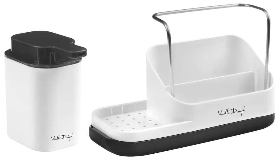 Biały zestaw do mycia naczyń Vialli Design