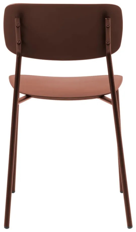 Krzesła w kolorze terakoty zestaw 2 szt. Kirkland – Unique Furniture