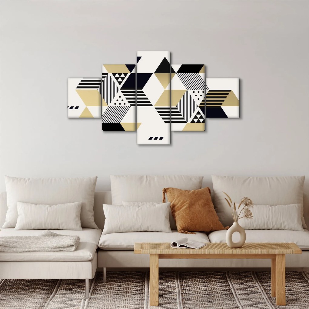 Obraz - Kształty geometryczne N⁰1 (125x70 cm)