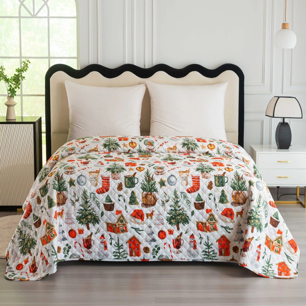 Narzuta na łóżko FESTIVE MAGIC, kolorowy Rozmiar: 220 x 240 cm