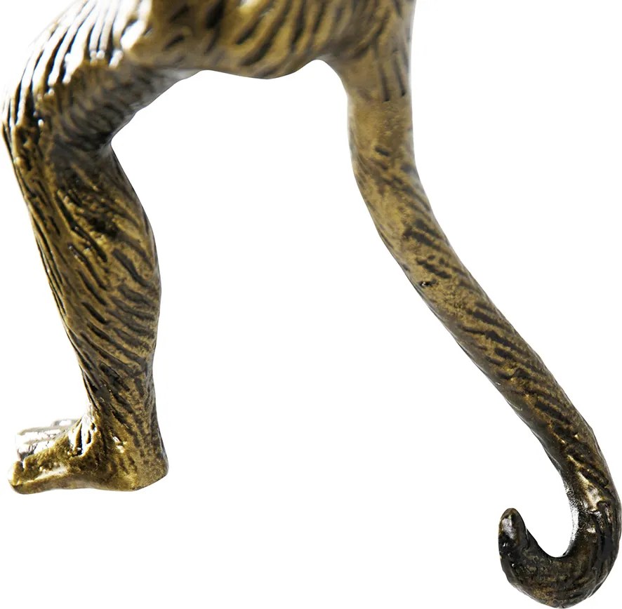 Złota ścienna lampa małpa - Animal Monkey